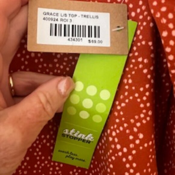 TITLE NINE Grace 2.0 Long Sleeve Top - Trellis - Picture 2 of 5